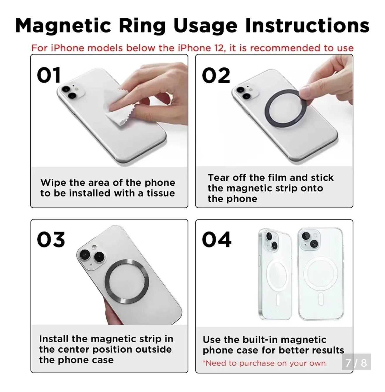 6 IN 1 Magnetic charging kit